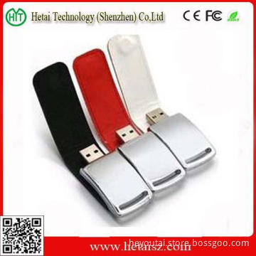 High Speed 32GB Leather USB Memory Drive (HT-U4027)